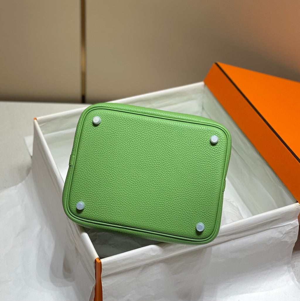 HERMES picotin lock 22 green togo shw