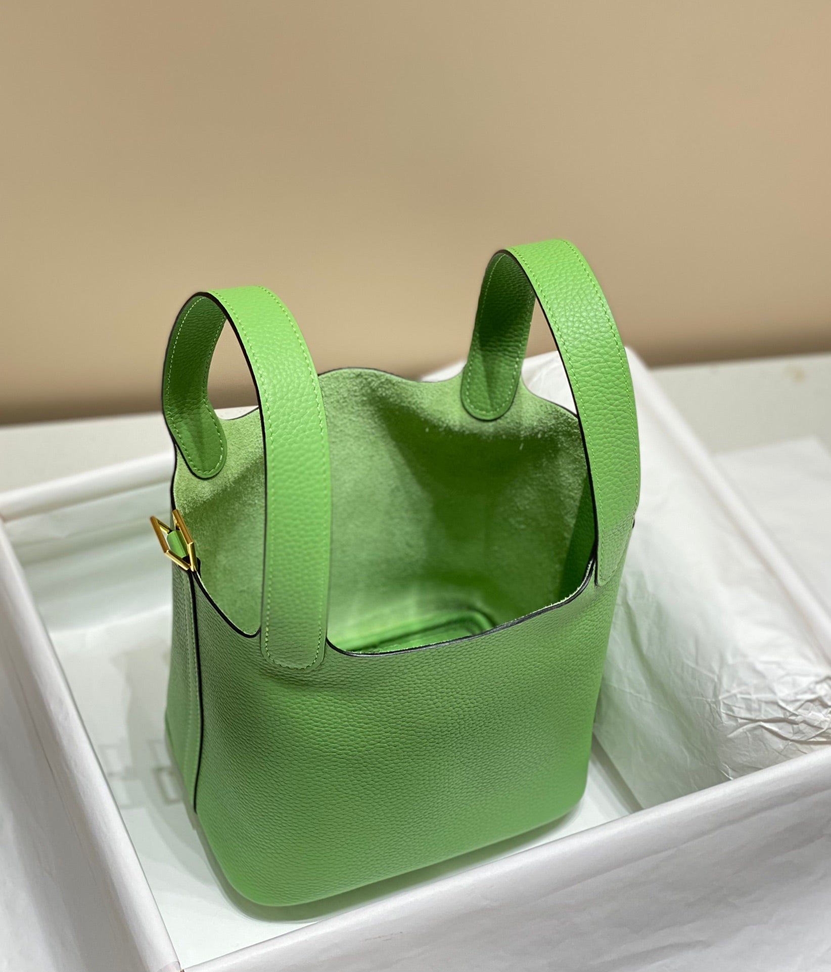 HERMES picotin lock 18 green togo ghw