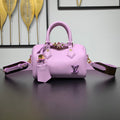 LOUIS VUITTON SPEEDY 18 IN LAVENDER CALFSKIN GOLD HARDWARE