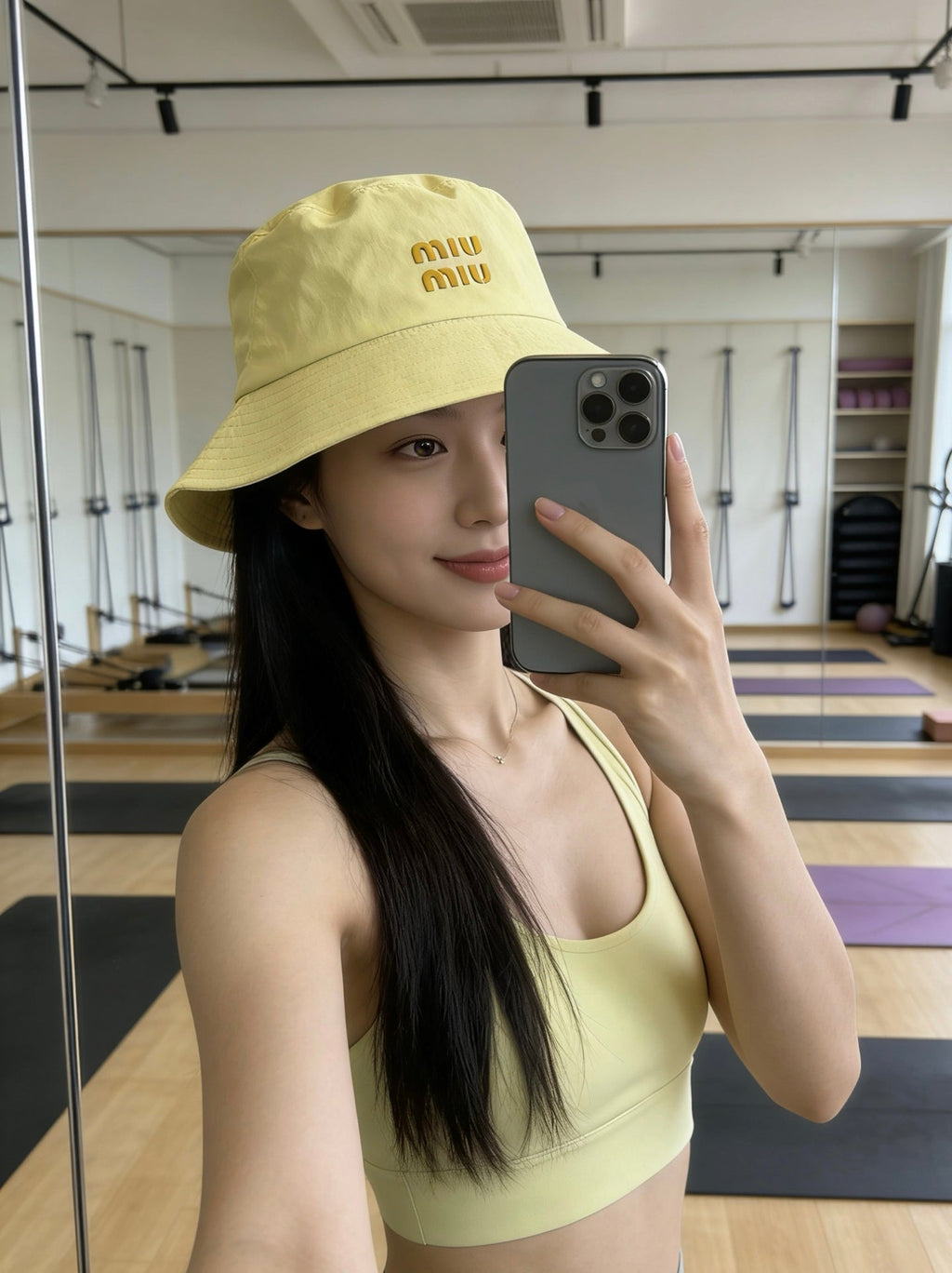 MiuMiu Macaron Color Series Quick-Drying Fisherman Hat